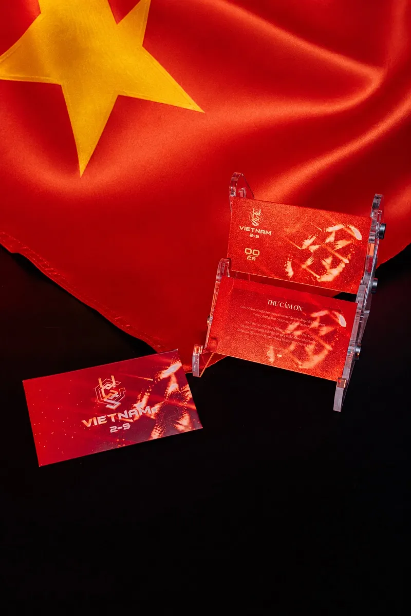 Thiệp VGS Vietnam 2-9 và thư cảm ơn