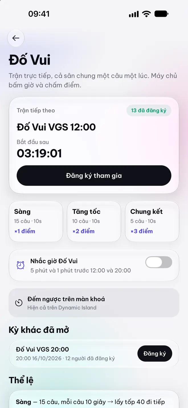Đố Vui trực tiếp