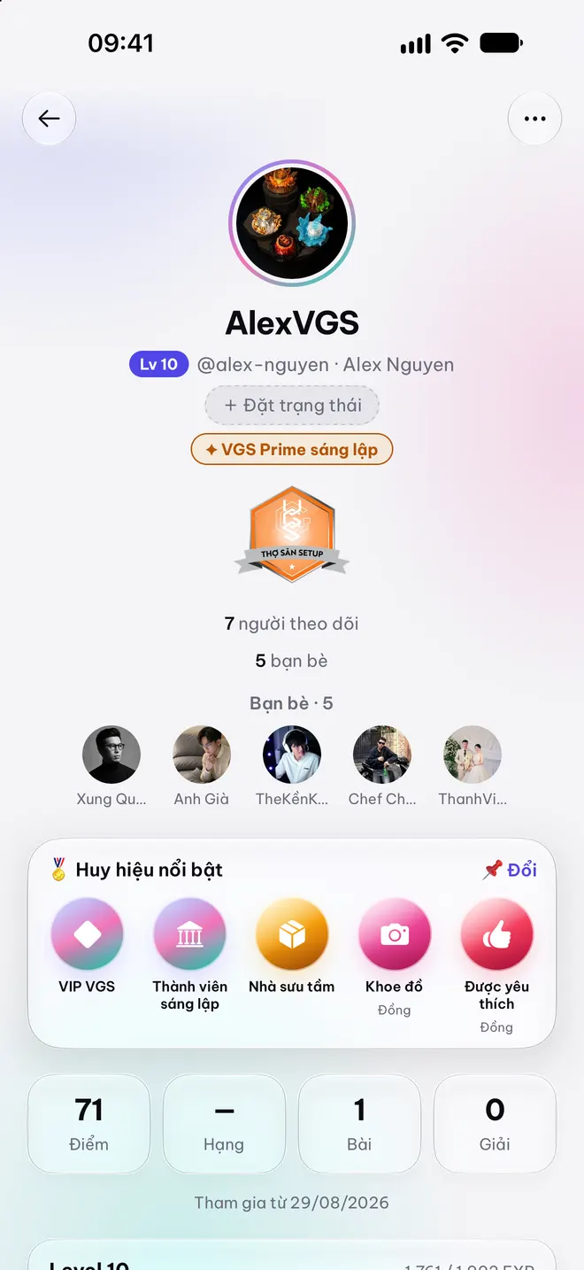 Hồ sơ thành viên