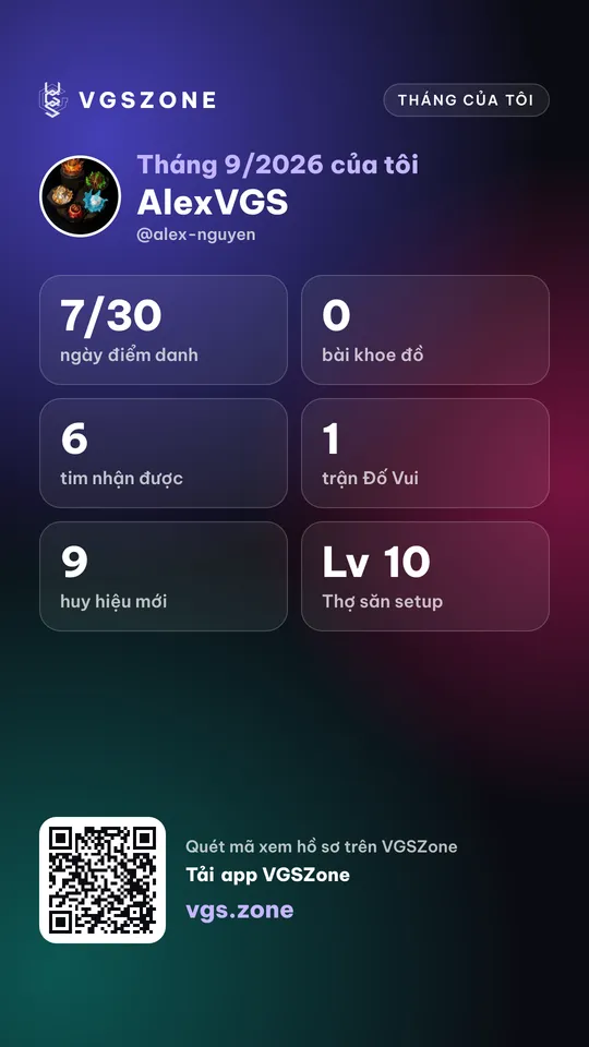 Thẻ Tháng của tôi để chia sẻ Story